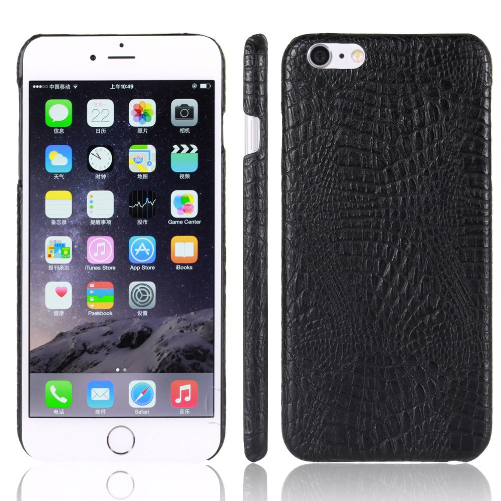 For iPhone 6 Plus /6S Plus Case Luxury Vintage Crocodile Pattern PU Leather