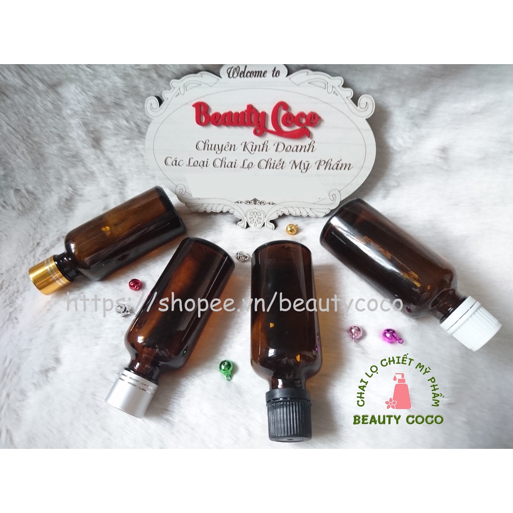 Chai Đựng Tinh Dầu Thủy Tinh Nhỏ Giọt 10ml 20ml 30ml 50ml 100ml