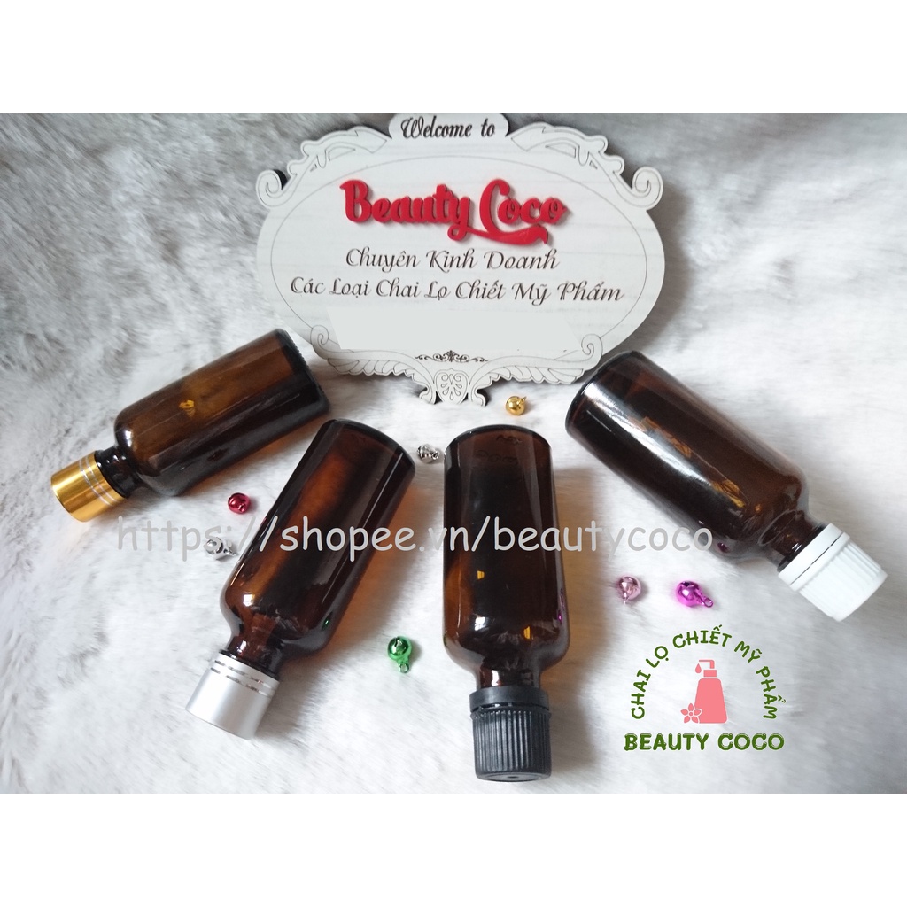 Chai Đựng Tinh Dầu Thủy Tinh 10ml 20ml 30ml 50ml 100ml Lọ nhỏ giọt nắp vặn