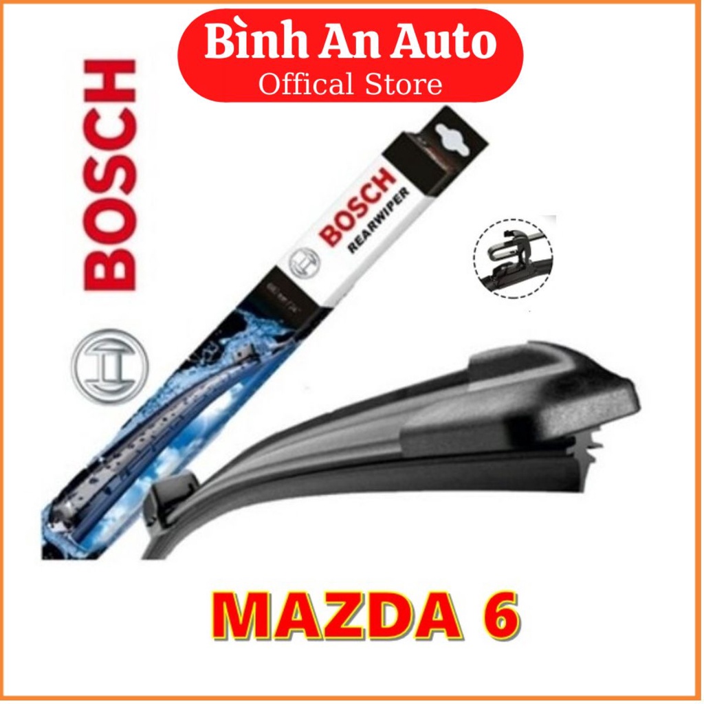 Cần gạt mưa MAZDA 6 không xương Silicone hãng BOSCH - Bình An Auto