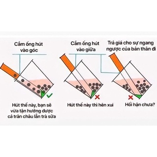 Ống Hút Trà Sữa Trân Châu Combo 2 chiếc