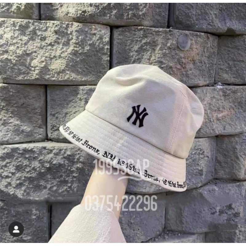 Mũ MPB cụp 2 mặt viền chữ ny (cam kết ảnh thật 1000%)