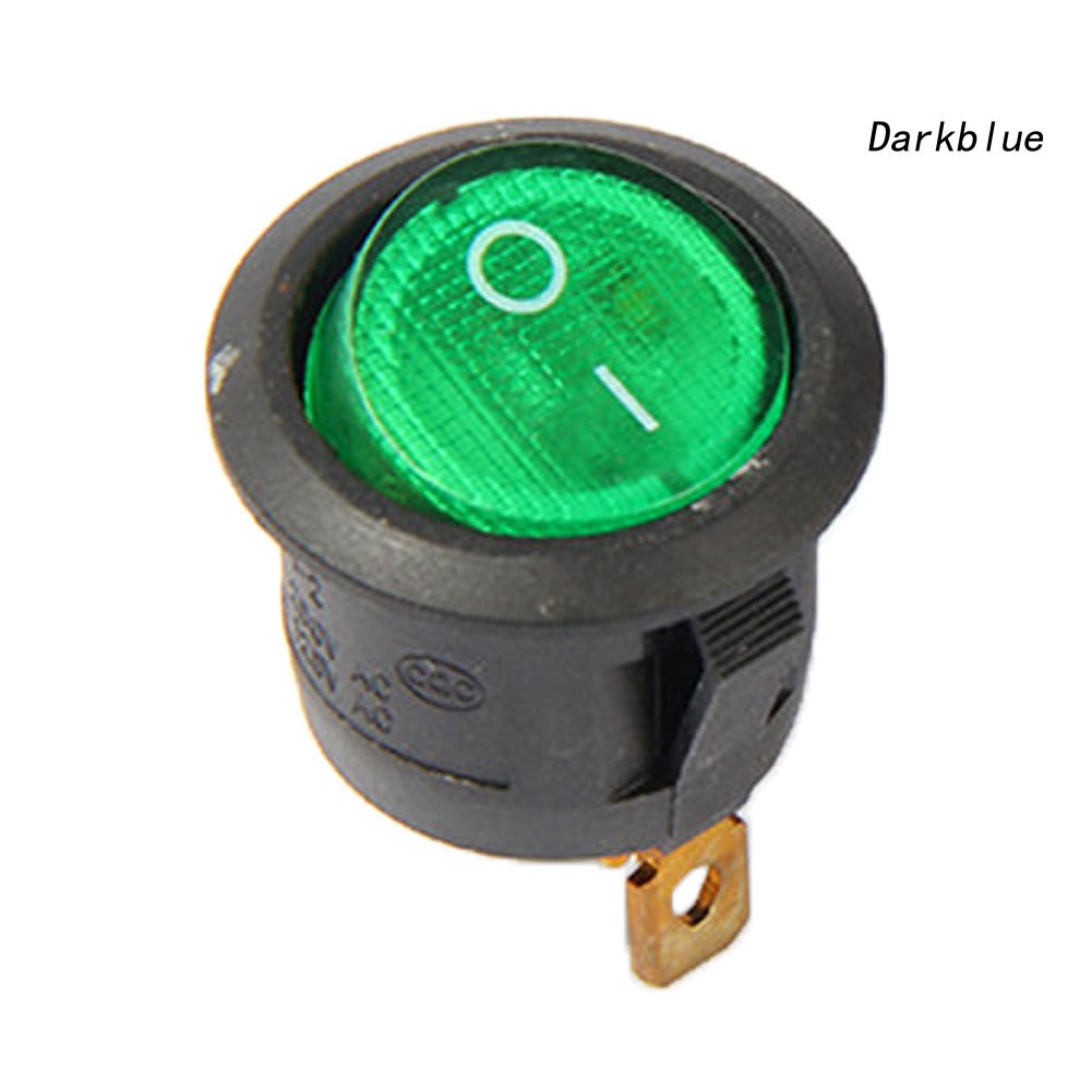 Công Tắc Tròn Cho Đèn Tín Hiệu DK-C 12V DC 20A 20mm