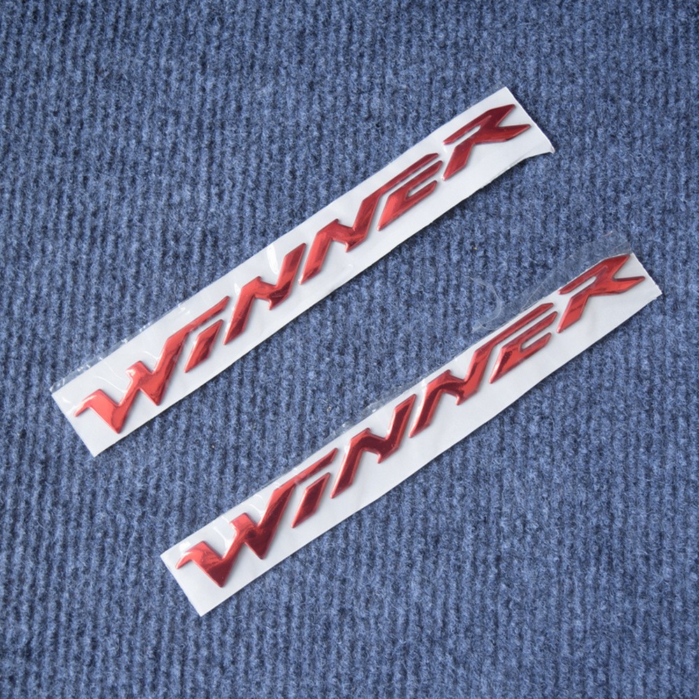 [CỰC RẺ]  Tem chữ logo nhựa nổi mẫu zin cho xe HONDA WINNER ( 1 CẶP )