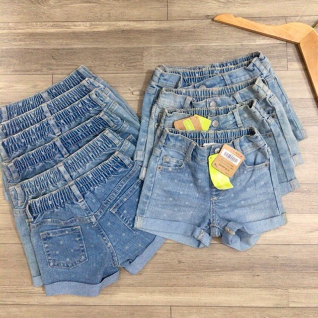 Quần sọt jean Crazy8 cho bé gái hàng xuất xịn Cambo size 12m-4 tuổi