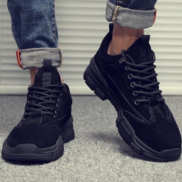 Giày Sneaker Nam TKTMS08 Giày Thể Thao Nam Da Lộn Phong Cách Bụi Bặm Đường Phố TKT STORE Size (39-43) ⬇