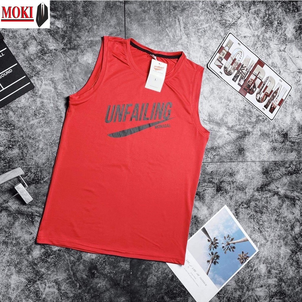 Áo ba lỗ Nam MOKI, áo tanktop tập thể thao tập gym thời trag phong cách | BigBuy360 - bigbuy360.vn