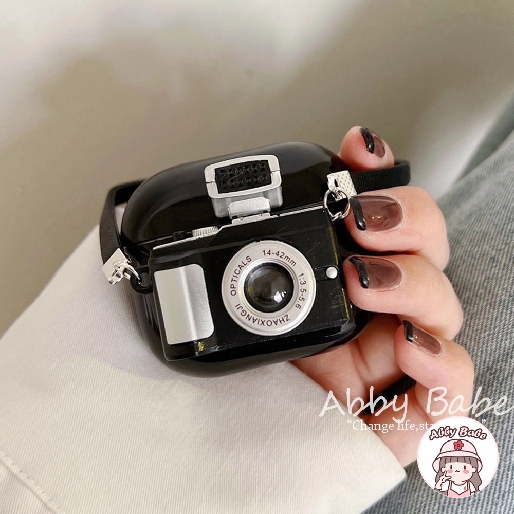 Vỏ Bảo Vệ Hộp Sạc Tai nghe không dây Airpods 1 / 2 / pro Bằng TPU Mềm Họa Tiết Polaroid Mini Dễ Thương