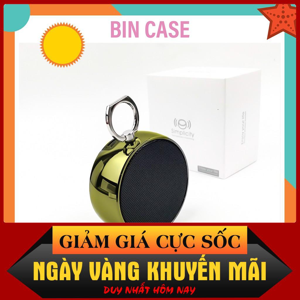 [Mã ELFLASH3 hoàn 10K xu đơn 20K] Loa Bluetooth Mini Bs02 Có Móc Treo Tiện Lợi Và Khe Cắm Thẻ Nhớ, Cổng 3.5