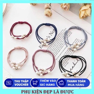 Cột tóc đính hạt