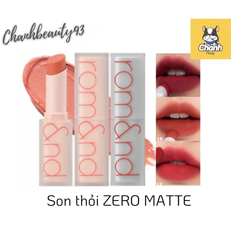 Son Thỏi Romand ZERO MATTE