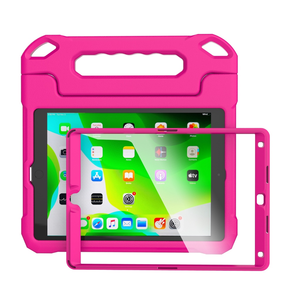 Ốp Máy Tính Bảng Bằng Silicon Có Tay Cầm Chống Sốc Cho iPad 10.2 inch 7th/8th/9th Generation 2019/2020/2021
