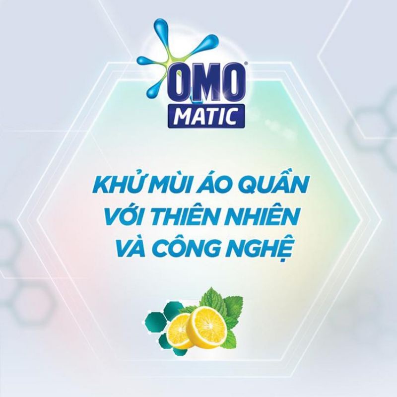 Nước giặt OMO Matic khử mùi 2,3KG (Cho máy giặt cửa trên)