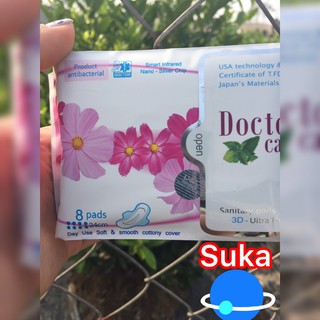 [ Khách sỉ ] 10 GÓI Băng vệ sinh thảo dược DOCTOR CARE Ban ngày 8m/ Hàng ngày 20m/ Ban đêm 3m