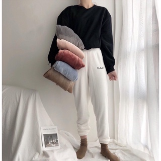 🔥SALE - Quần Nỉ Bông Nữ Lông Cừu SIêu Ấm-K