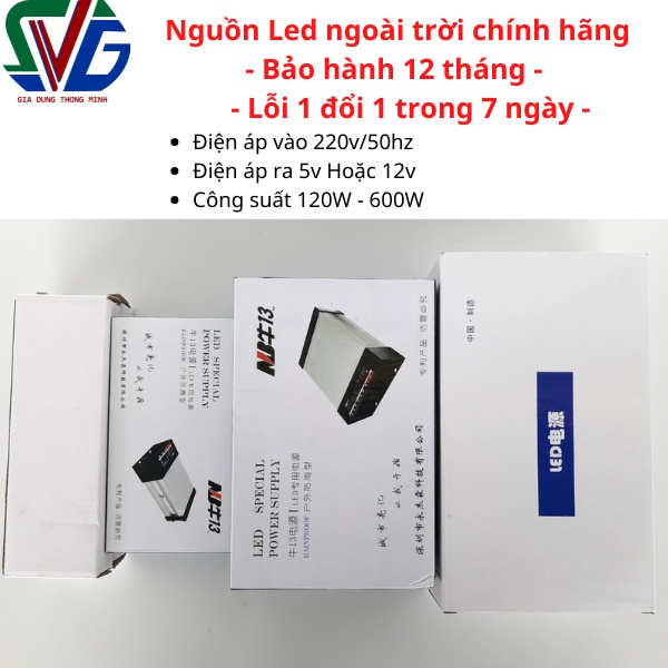 Nguồn biển, adapter, đổi nguồn điện cho dây Led hoặc camera