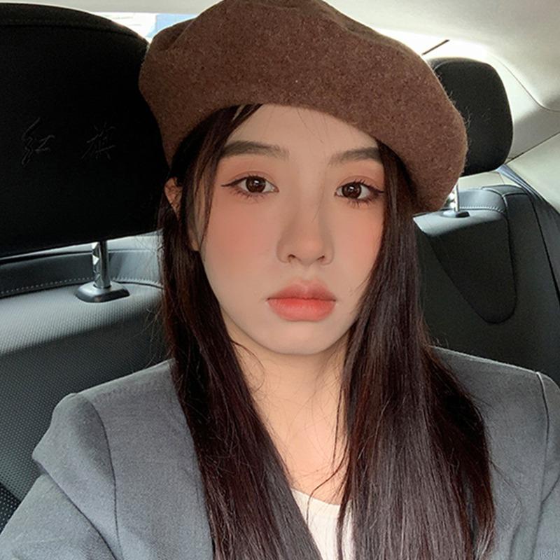 Mũ beret phong cách Pháp cổ điển thời trang thu đông cho nữ