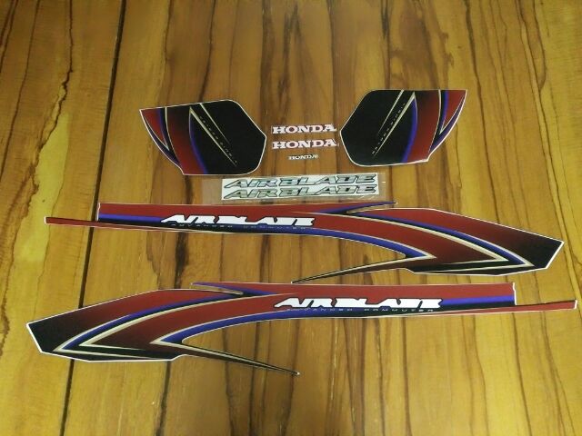 Bộ tem Airblade 2008 màu đỏ