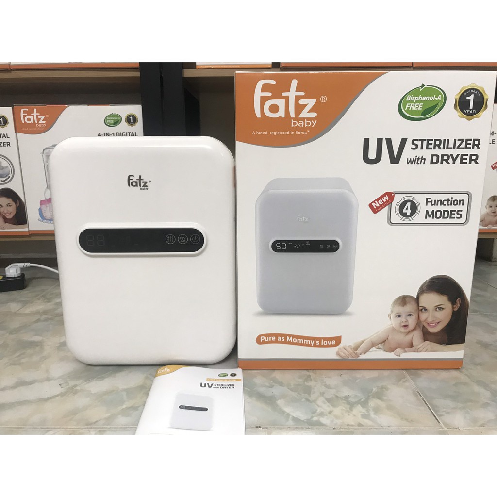 Máy tiệt trùng bình sữa, sấy khô bằng tia UV, Fatz baby-FB4706SL.