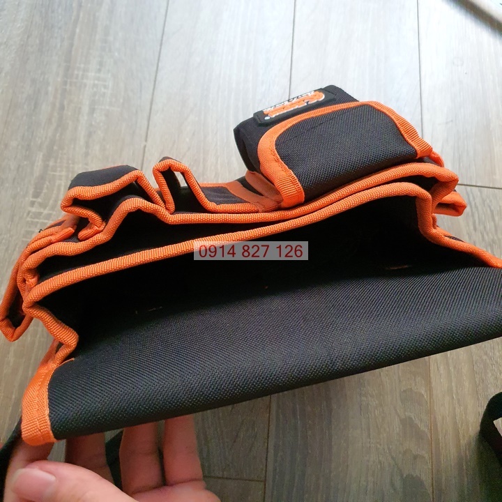 [Ảnh thật] [Chính hãng] Túi đeo thắt lưng đựng đồ nghề sửa chữa 2 cỡ 13cm và 26cm hãng Kapusi Nhật Bản, Giỏ đồ nghề