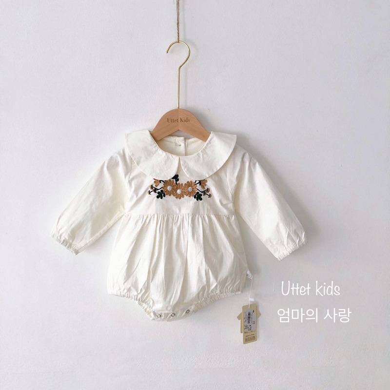 [Ảnh thật] JUMPSUIT CỔ BÈO THÊU HOA HÀN QUỐC 3627 CHỤP HÌNH THÔI NÔI STUDIO LÀ QUÁ XINH