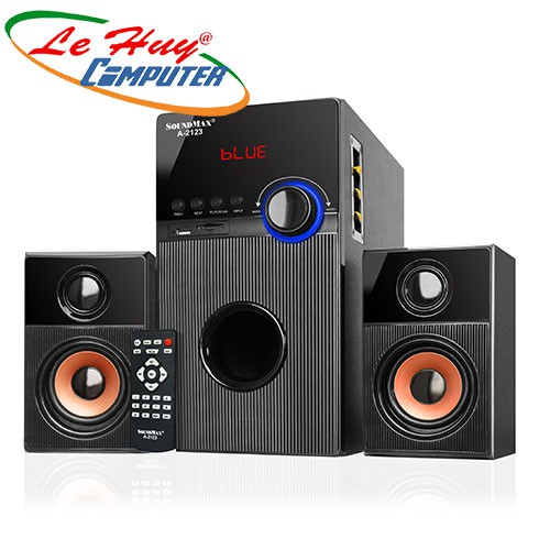 [Mã 267ELSALE hoàn 7% đơn 300K] Loa Vi Tính SoundMax A2123 (2.1)