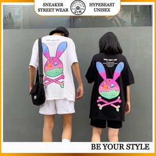 ÁO THUN TAY LỠ BAD RABBIT TRIPPY LAND - GIN STORE