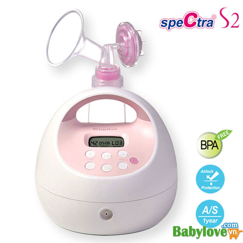 Máy hút sữa đôi Spectra S2 + Tặng 35 túi trữ sữa Philips Avent