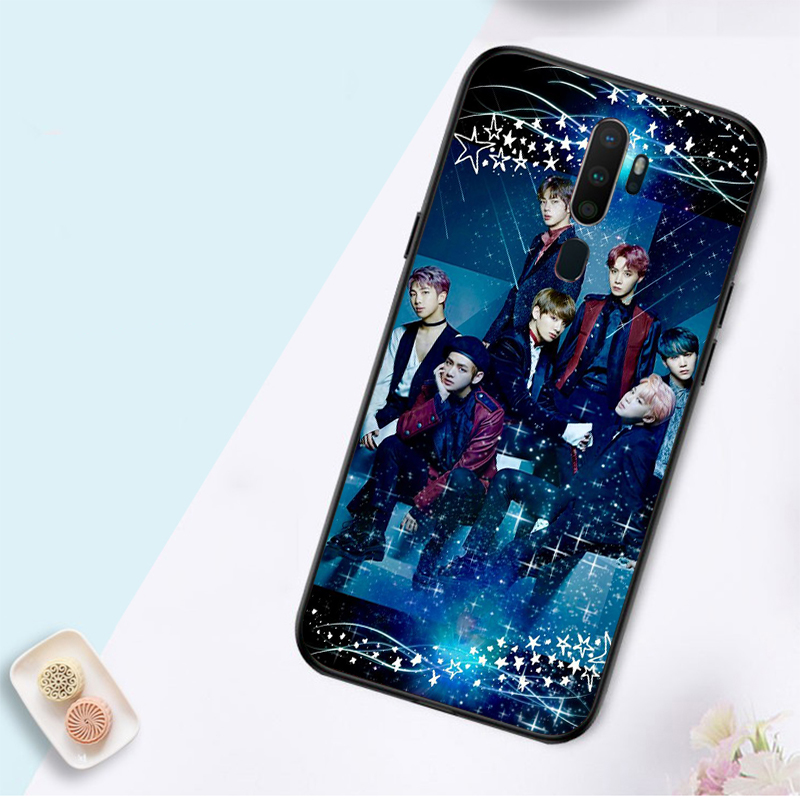 Ốp Lưng Silicone Tự Dính In Hình Bts Cho Realme 2 3 Pro A5 Q X Lite Xt X2 X3 X50