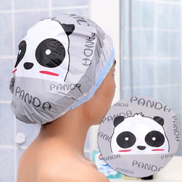 Mũ Gội Đầu Chống Nghẹt Nước Họa Tiết Hoạt Hình Dễ Thương Kiểu Nhật Bản