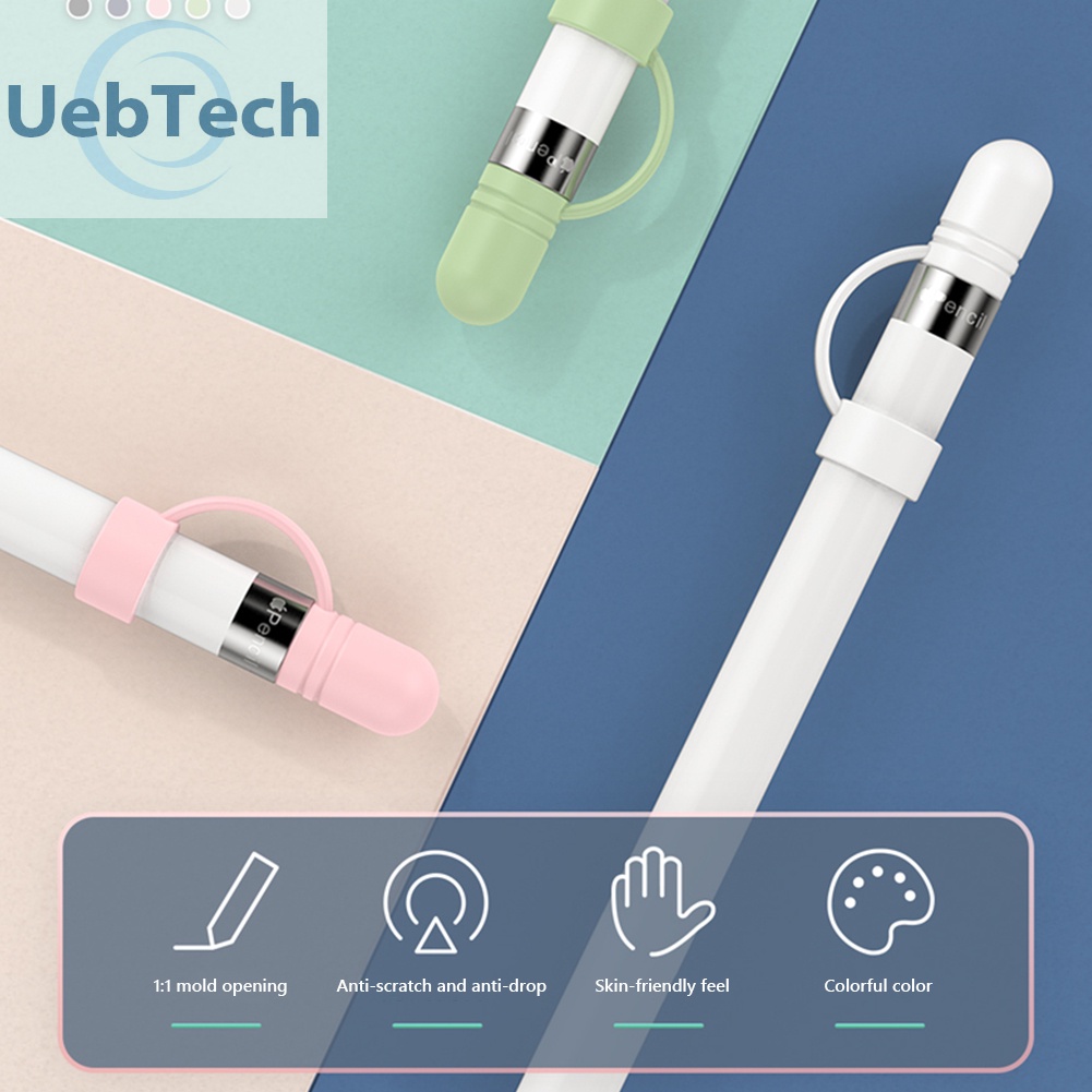 Set 3 nắp đậy đầu bút cảm ứng thích hợp cho Apple Pencil 1