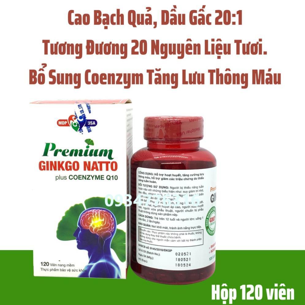 ✅ Ginkgo Natto Plus Coenzyme Q10 -Ginkgo Natto Plus Q10 giúp hỗ trợ hoạt huyết, tăng cường lưu thông máu