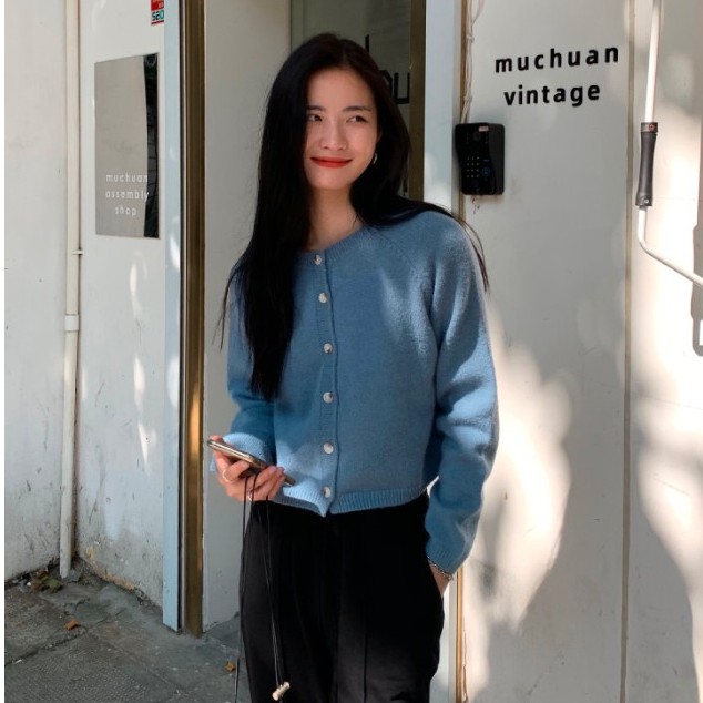 [CHẤT ĐẸP XỨC XẮC] Áo cardigan nữ thu đông, đơn giản, dễ mix đồ | BigBuy360 - bigbuy360.vn