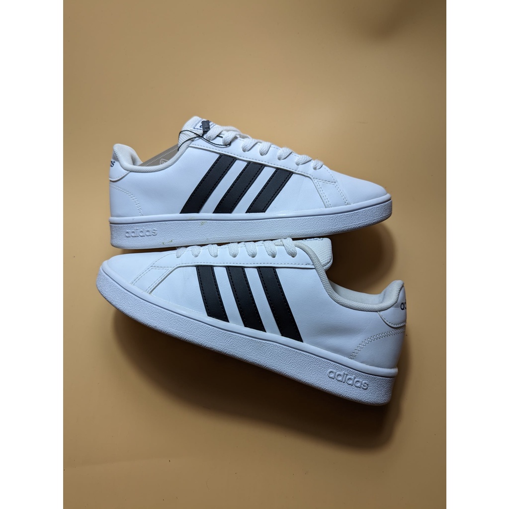Giày 2hand Adidas Adiset SL 'White Black' BC0130 - Giày Cũ Sài Gòn