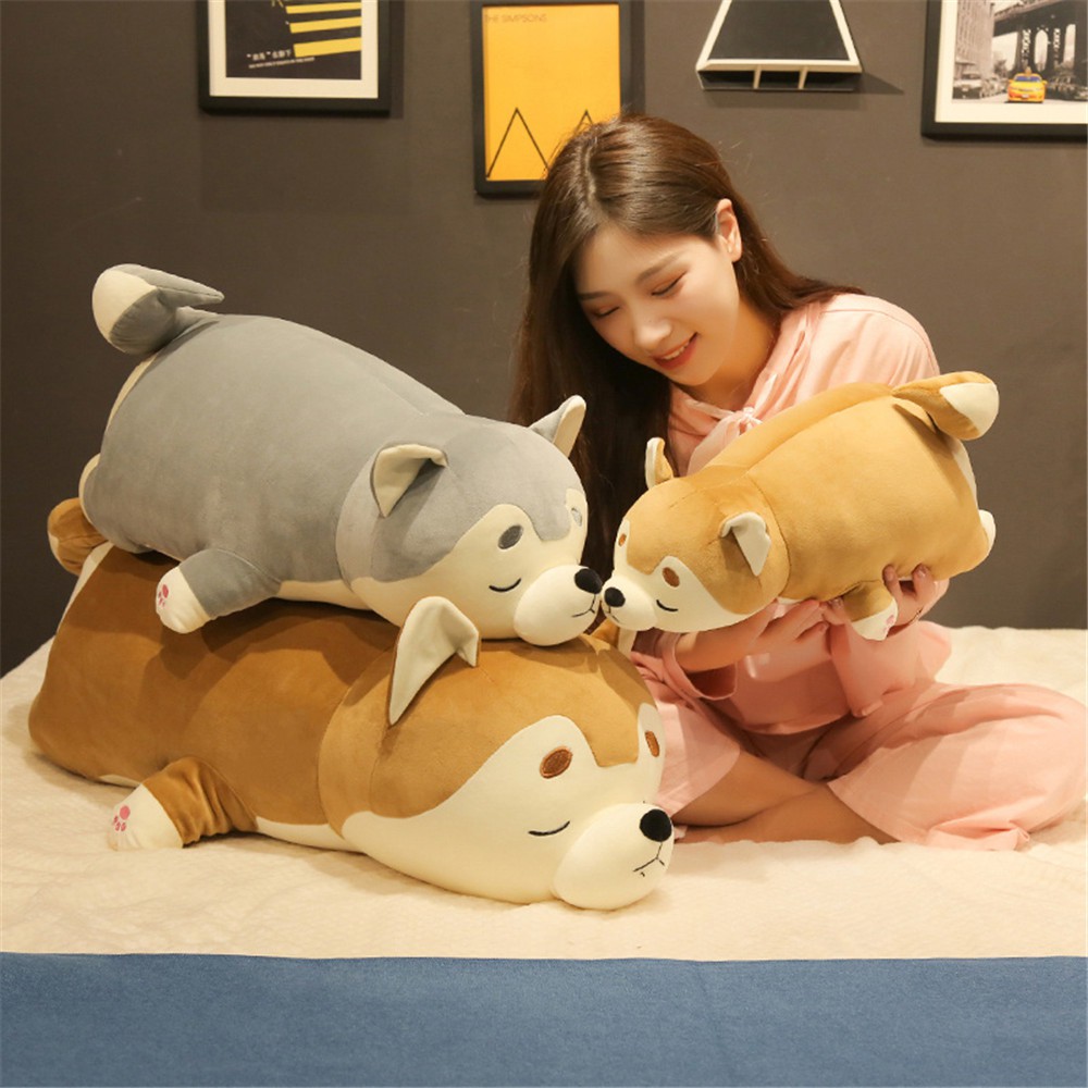 Thú Nhồi Bông Hình Chú Chó Shiba Akita Dễ Thương