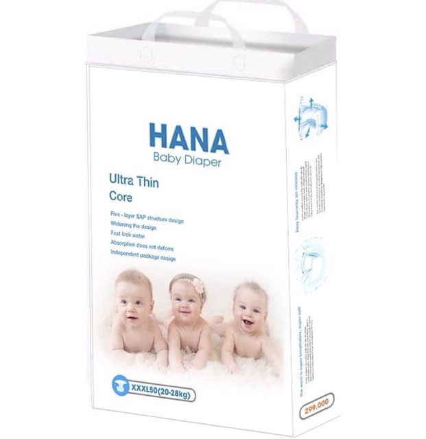 100 c Bỉm Quần Hana (Home baby) size 100 M 100L 100XL 100XXL 100XXXL