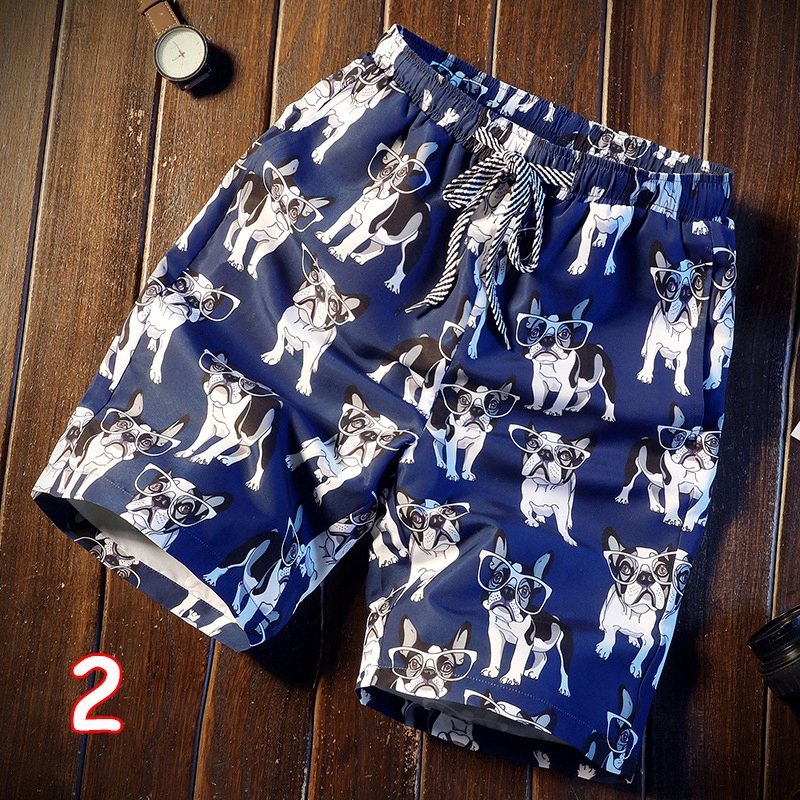 Quần Short Đi Biển Mau Khô In Họa Tiết Thời Trang Cho Nam | BigBuy360 - bigbuy360.vn