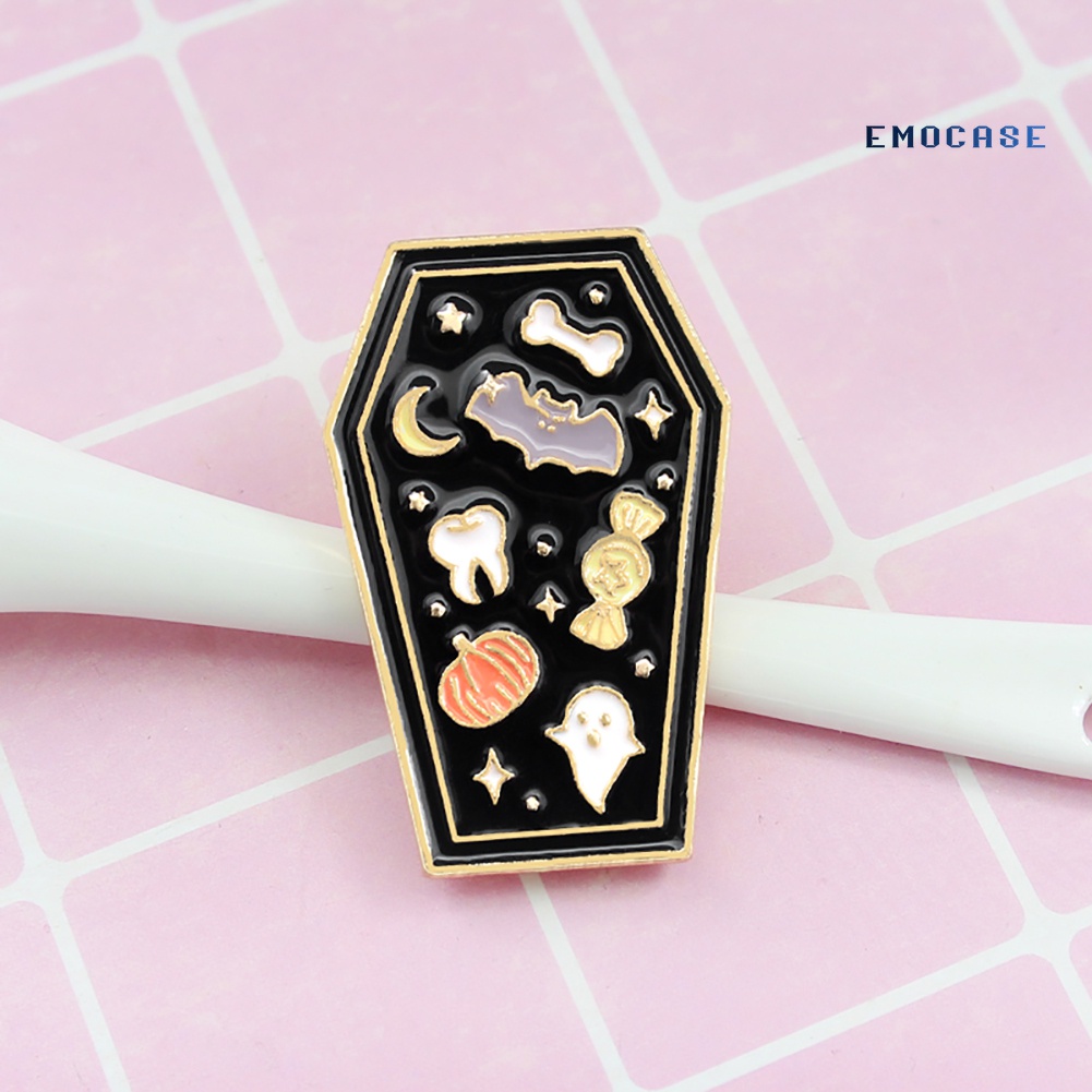 Trâm Cài Áo Hình Quan Tài Độc Đáo Phong Cách Halloween