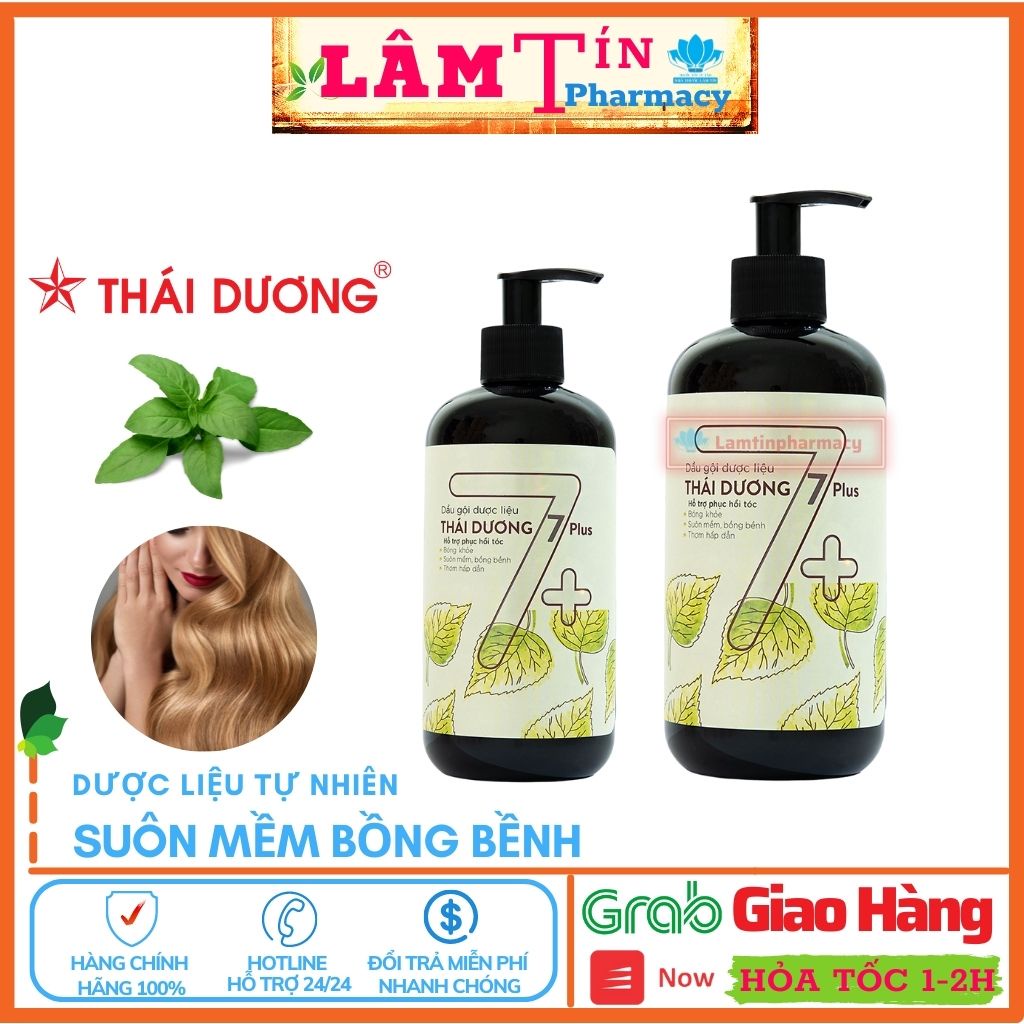 Dầu Gội Thái Dương 7 plus chính hãng 100ml 250ml 480 ml Hết Gầu Hết Ngứa Tóc suôn mượt bồng bềnh