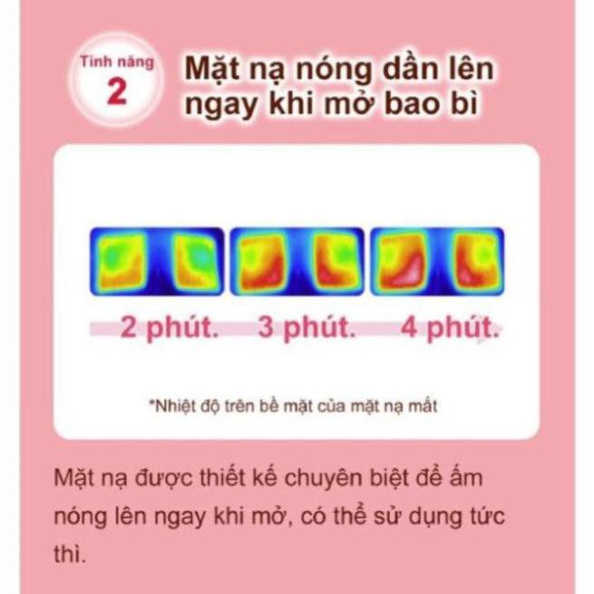 Mặt Nạ Hơi Nóng Thư Giãn Cho Vùng Mắt MegRhythm Steam Eye Mask 5 Miếng