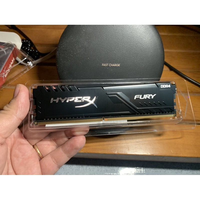 Ram DDR4 8GB Bus 2666 Kingston HyperX Fury Black Chính Hãng (HX426C16FB3/8)