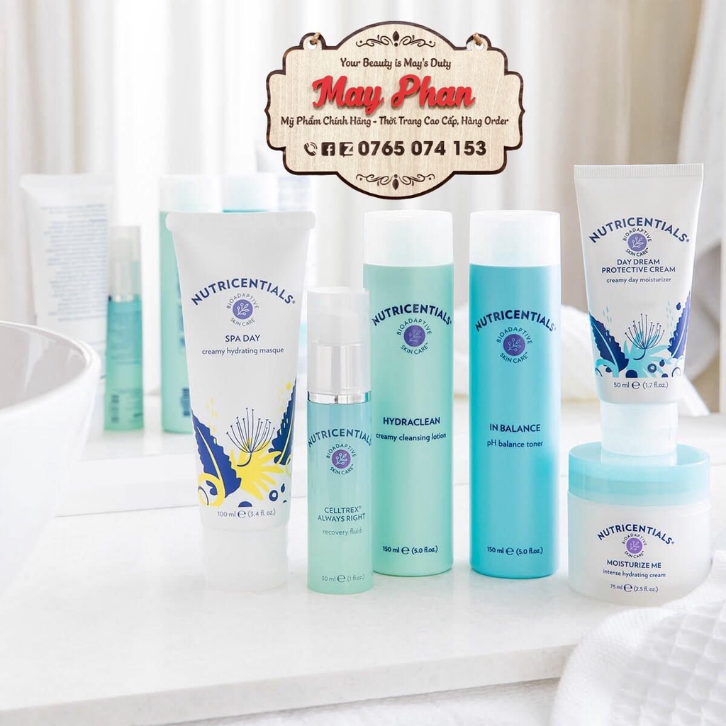 Thanh lí các set mini dầu gội toner tẩy trang sữa rửa mặt kem đêm Nutricentials