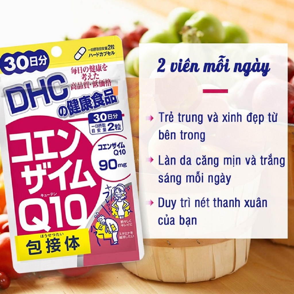 Viên uống Chống lão hóa trẻ da DHC COENZYME Q10