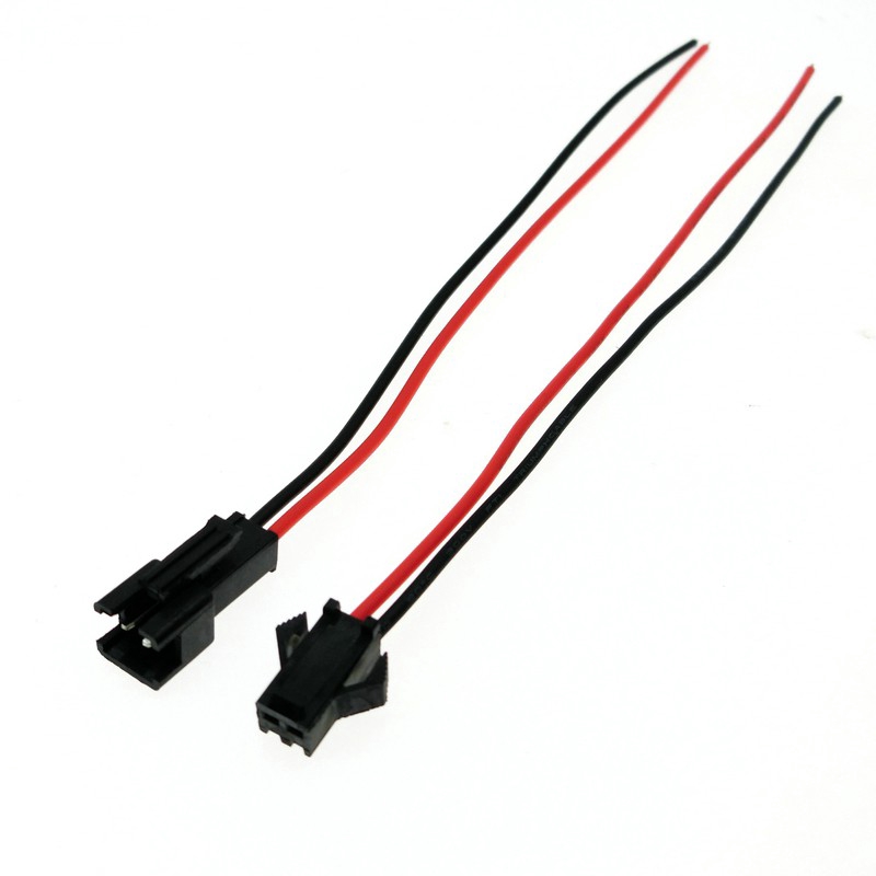 Set 5 Đầu Nối Dây Cáp 2pin 3pin 4pin 5pin Male Và Female