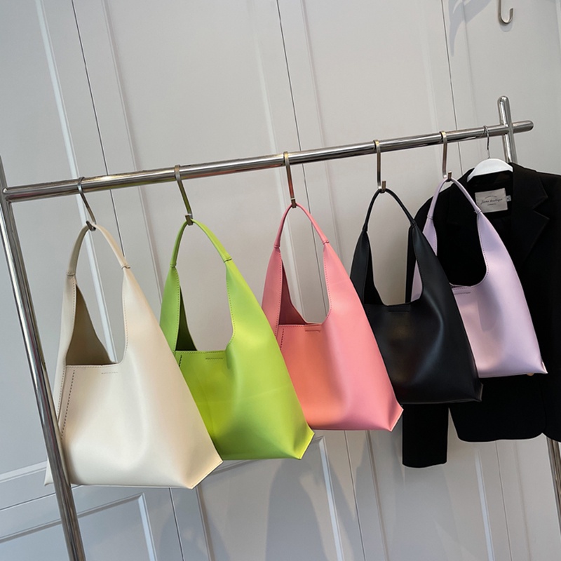 IELGY Túi Đeo Vai Mềm Cỡ Lớn Phong Cách Đơn Giản Cho Nữ