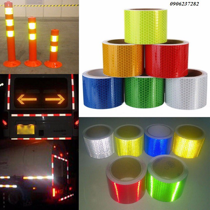 Decan/Băng keo phản quang 5cm cuộn dài 3m-RE0381