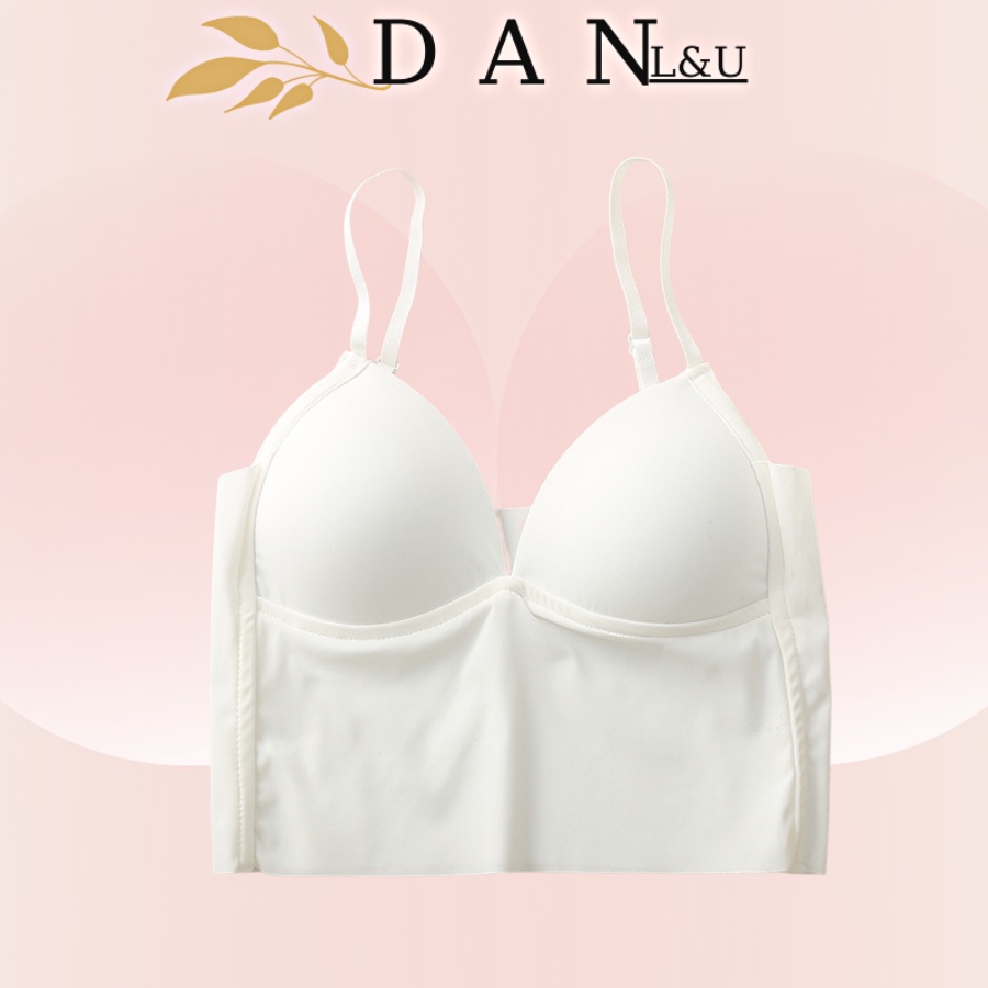 Áo Lót Bra Satin Mềm Mịn Thoáng Mát Đệm Mút Nâng Ngực Sexy DAN L&amp;U 2157