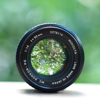 Ống kính MF - Minolta MC ROKKOR-PG 50mm f1.4 ngàm Minolta MD ( SR )