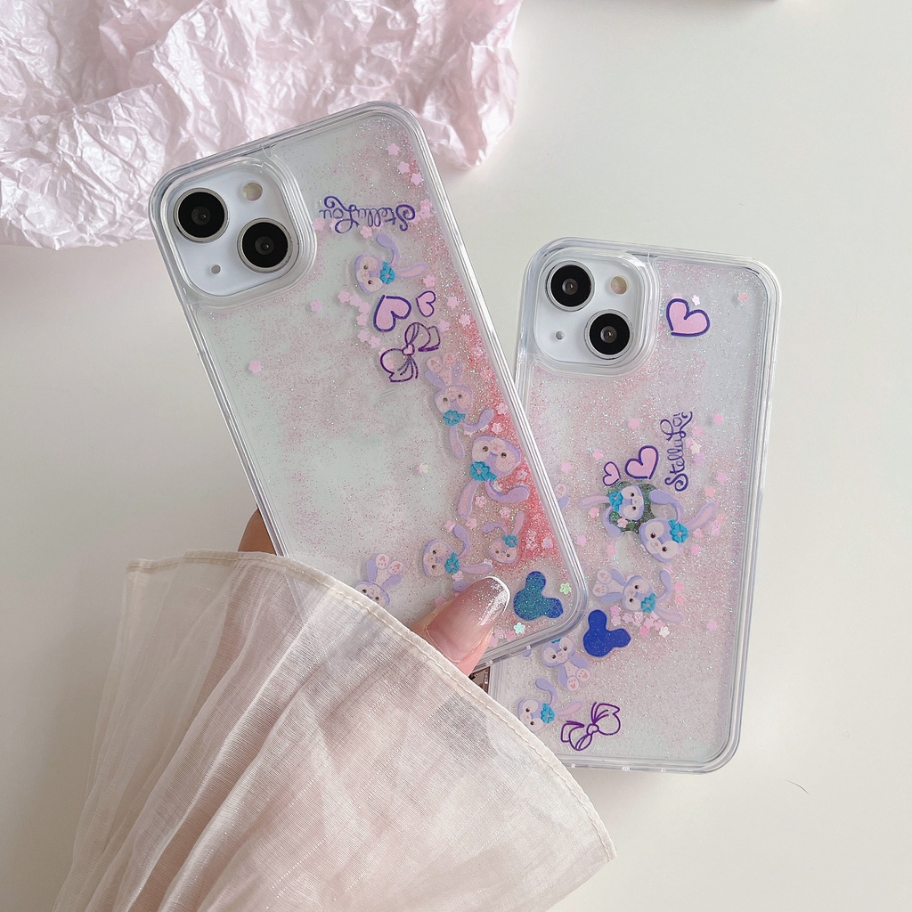 Ốp Điện Thoại Dẻo Màu Trong Suốt Họa Tiết Ngôi Sao Lấp Lánh Cho IPhone 13 Pro MAX 12 11 Pro MAX XS MAX XR X 7+8 Plus