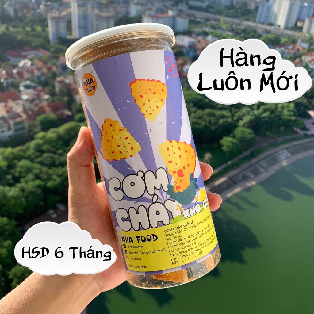Cơm cháy lắc khô gà , Cơm cháy chiên mắm hành lắc khô gà loại ngon hũ 500g, đồ ăn vặt, vừa ngon vừa rẻ ,an toàn vệ sinh | BigBuy360 - bigbuy360.vn